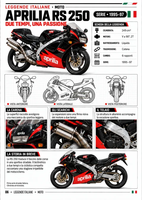 Aprilia RS 250 — pagina reale della collezione